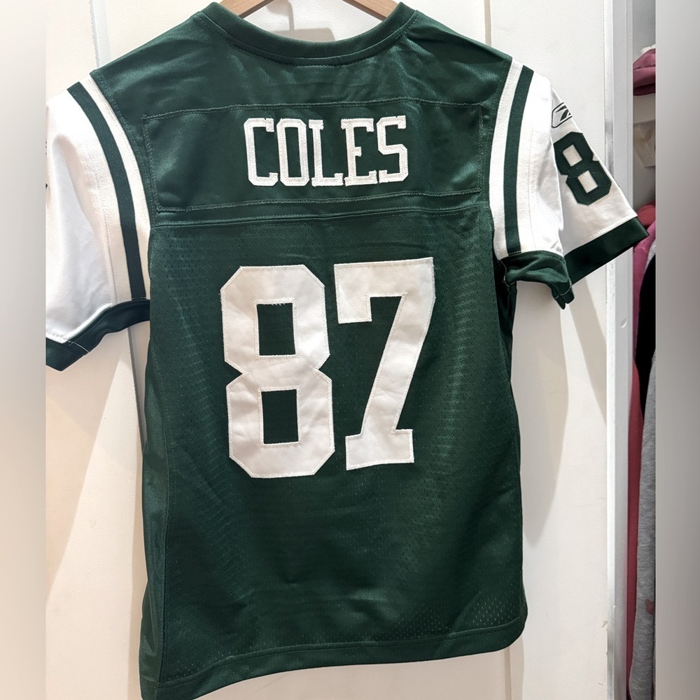 Small New York Jets Jersey #87 (Coles)